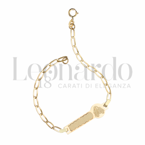 Finitura targa o elementi Macchina in Oro Giallo da 1,4gr.
