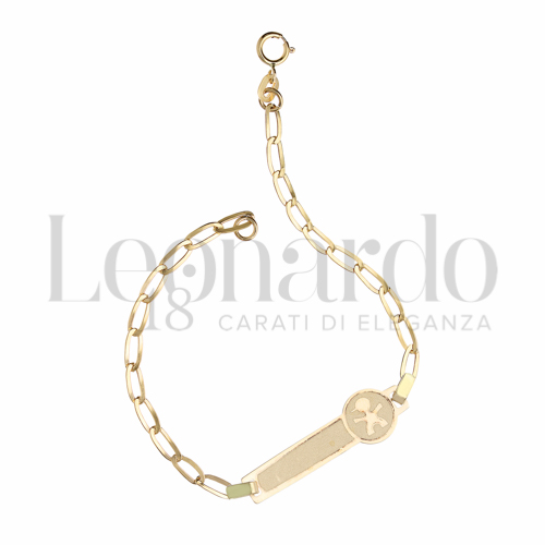 Finitura targa o elementi Maschietto in Oro Giallo da 1,3gr.