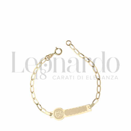 Finitura targa o elementi Aereo in Oro Giallo da 1,3gr.