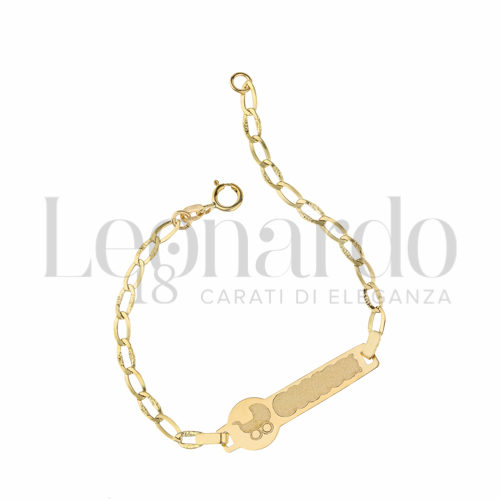 Finitura o elementi Culla in Oro Giallo da 1,3gr.