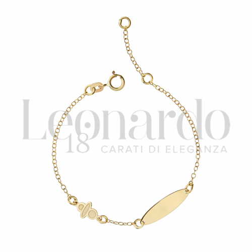 Finitura targa o elementi Ciuccio in Oro Giallo da 1,1gr.