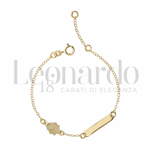 Finitura targa o elementi Coccinella in Oro Giallo da 1gr.
