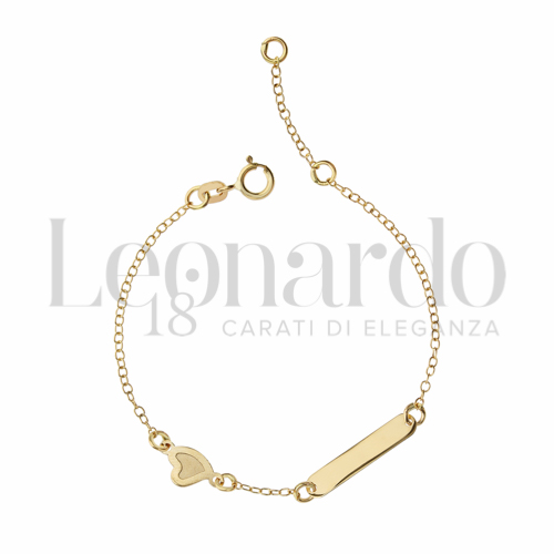Finitura targa o elementi Cuore in Oro Giallo da 1,1gr.