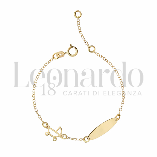 Finitura targa o elementi Culla in Oro Giallo da 1,1gr.