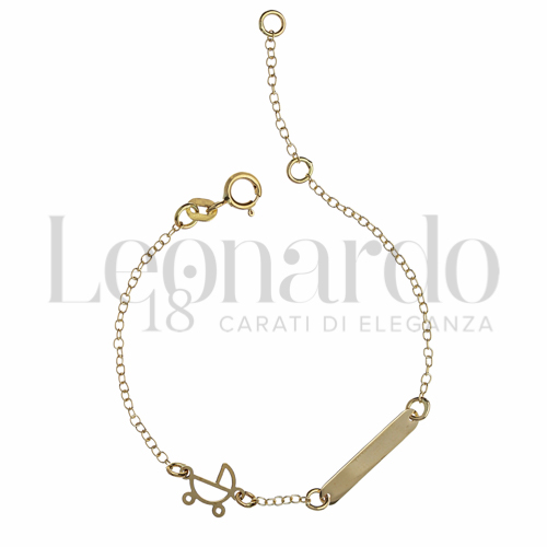 Finitura targa o elementi Culla in Oro Giallo da 1gr.