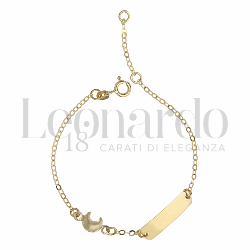 Finitura targa o elementi Luna in Oro Giallo da 1,3gr.