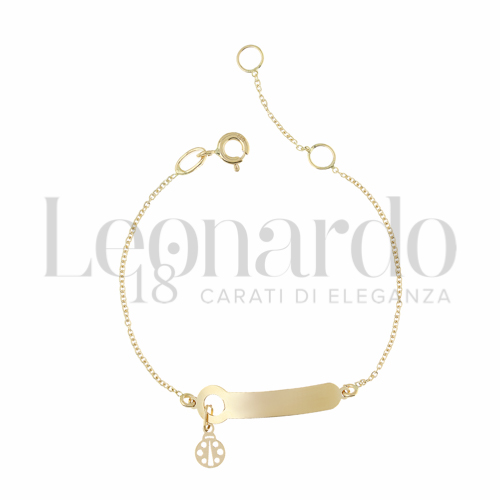 Finitura targa o elementi Coccinella in Oro Giallo da 1,4gr.