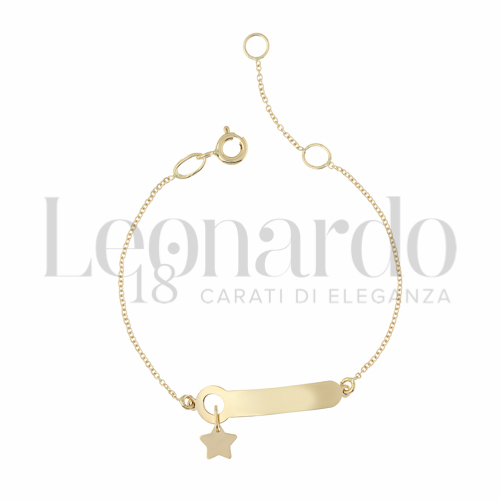 Finitura targa o elementi Stella in Oro Giallo da 1,4gr.