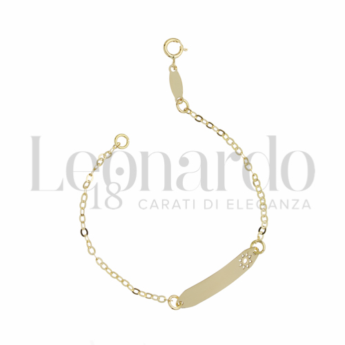 Finitura targa o elementi Sole in Oro Giallo da 0,9gr.