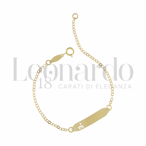 Finitura targa o elementi Culla in Oro Giallo da 0,9gr.