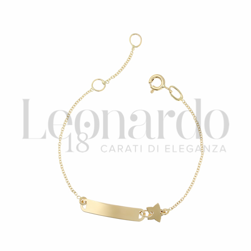 Finitura targa o elementi Stella in Oro Giallo da 1,4gr.