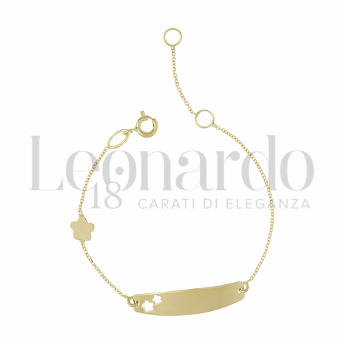Finitura targa o elementi Fiore in Oro Giallo da 1,5gr.