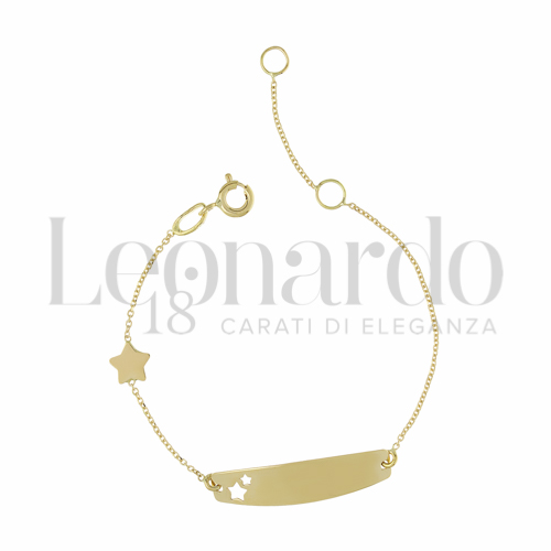 Finitura targa o elementi Stella in Oro Giallo da 1,5gr.