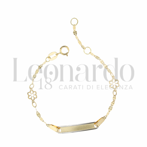 Finitura targa o elementi Satinata in Oro Giallo da 1,3gr.