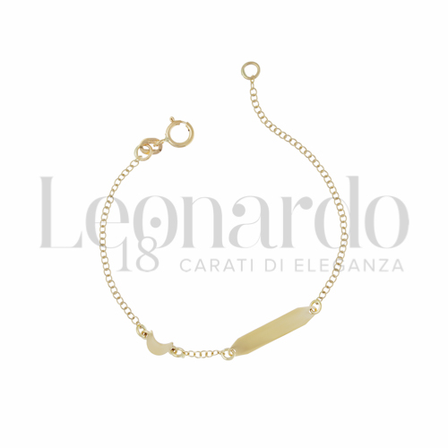 Finitura targa o elementi Luna in Oro Giallo da 0,8gr.