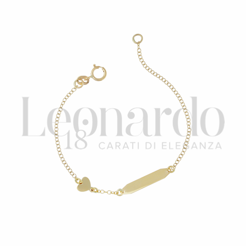 Finitura targa o elementi Cuore in Oro Giallo da 0,8gr.