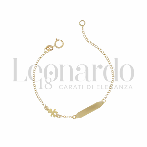 Finitura targa o elementi Maschietto in Oro Giallo da 0,8gr.