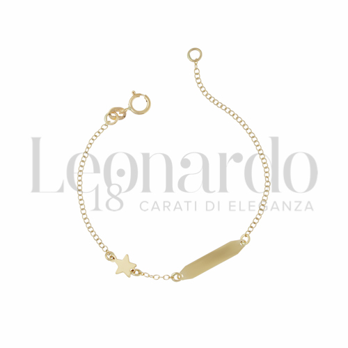 Finitura targa o elementi Stella in Oro Giallo da 0,8gr.