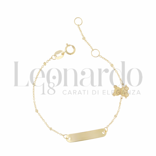 Finitura targa o elementi Orsacchiotto in Oro Giallo da 1,2gr.