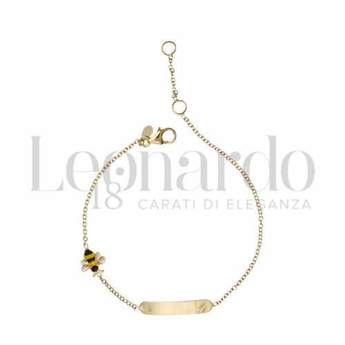 con Smalto in Oro Giallo da 1,5gr.