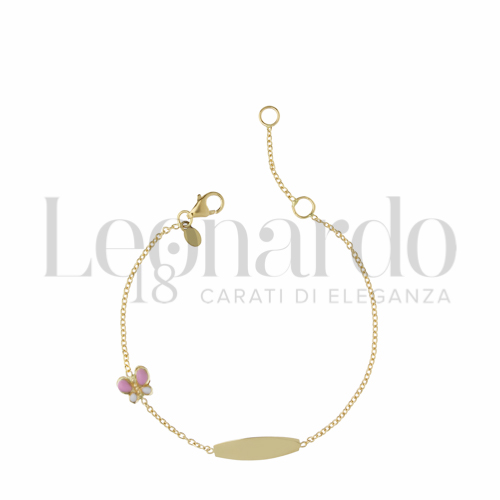 con Smalto in Oro Giallo da 1,3gr.