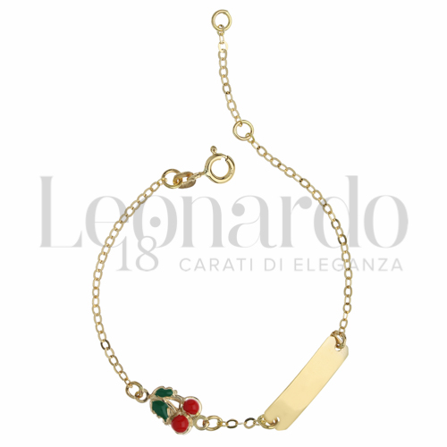 con Smalto in Oro Giallo da 1,4gr.