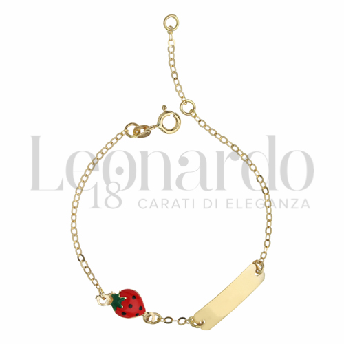 con Smalto in Oro Giallo da 1,5gr.