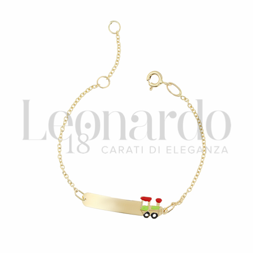 con Smalto Verde in Oro Giallo da 1,5gr.