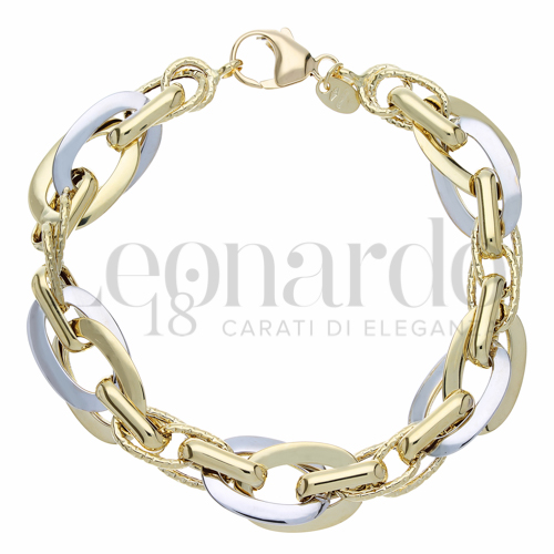 in Oro Giallo e Oro Bianco da 9,8gr.