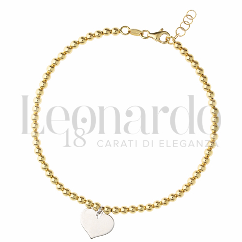 Modello Elemento pendente in Oro Giallo e Oro Bianco da 4,5gr.