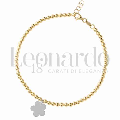Modello Elemento pendente in Oro Giallo e Oro Bianco da 4,5gr.