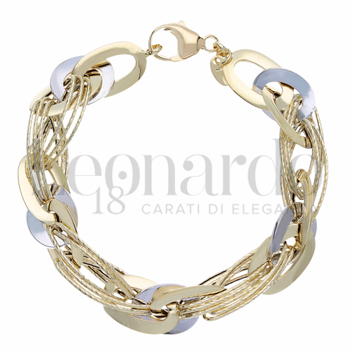 in Oro Giallo e Oro Bianco da 9,8gr.