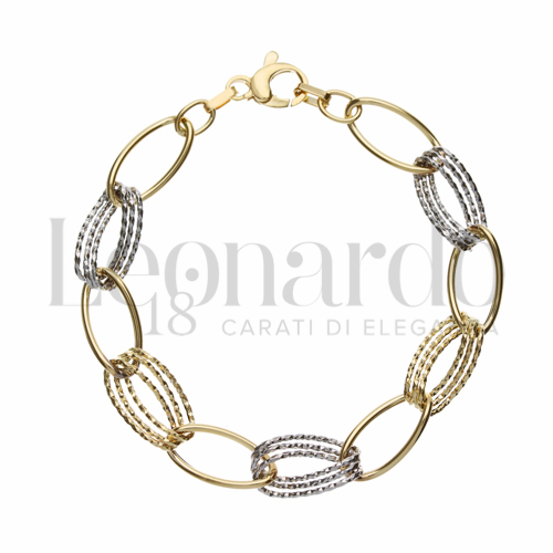 in Oro Giallo e Oro Bianco da 4,8gr.