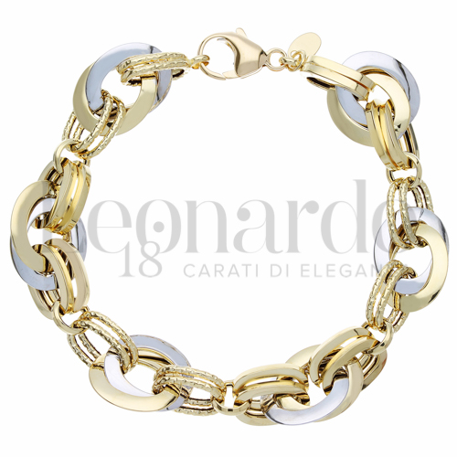 in Oro Giallo e Oro Bianco da 11,9gr.