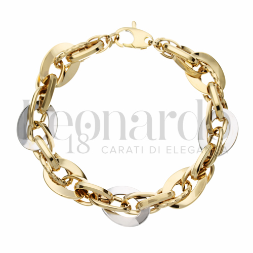 in Oro Giallo e Oro Bianco da 14,5gr.