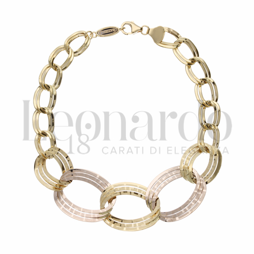 in Oro Giallo e Oro Bianco da 4,8gr.