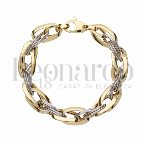 in Oro Giallo e Oro Bianco da 14,7gr.