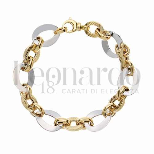 in Oro Giallo e Oro Bianco da 11,2gr.