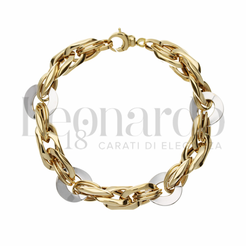 in Oro Giallo e Oro Bianco da 14,8gr.