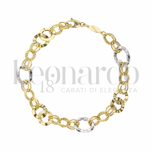 in Oro Giallo e Oro Bianco da 5,3gr.