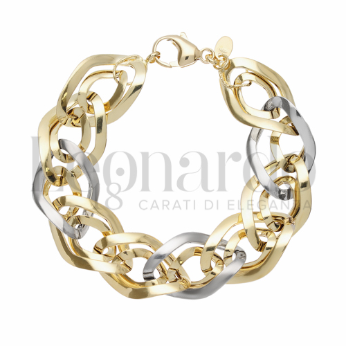 Modello Lineare in Oro Giallo e Oro Bianco da 10,6gr.