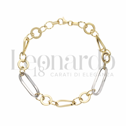 in Oro Giallo e Oro Bianco da 3,4gr.