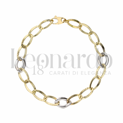 in Oro Giallo e Oro Bianco da 4,1gr.