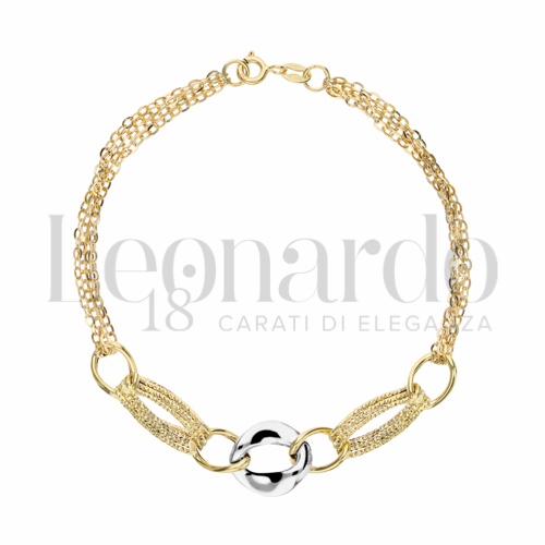 in Oro Giallo e Oro Bianco da 2,5gr.