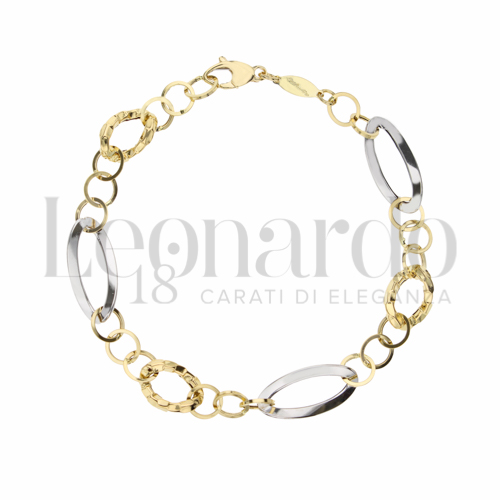 in Oro Giallo e Oro Bianco da 3,8gr.