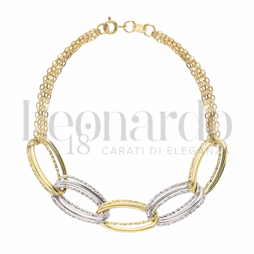 in Oro Giallo e Oro Bianco da 3,1gr.