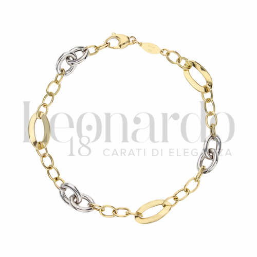 in Oro Giallo e Oro Bianco da 4,3gr.