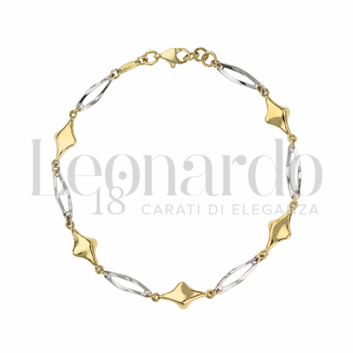 in Oro Giallo e Oro Bianco da 3,3gr.