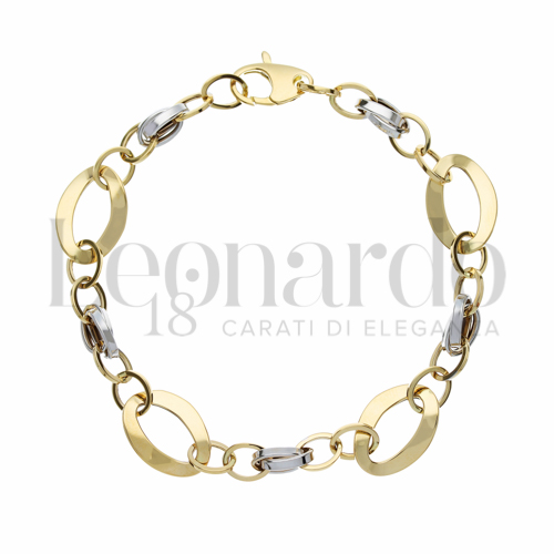 in Oro Giallo e Oro Bianco da 6,2gr.
