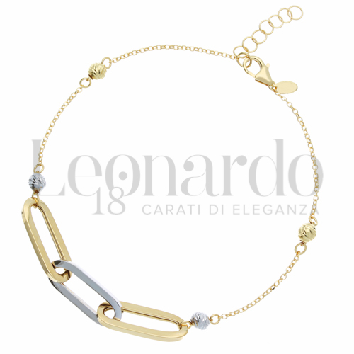Modello o elemento Elemento in linea in Oro Giallo e Oro Bianco da 2,9gr.